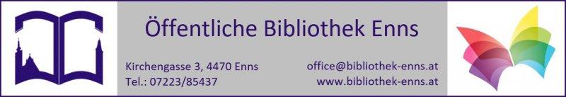 Logo: Bibliothek Enns