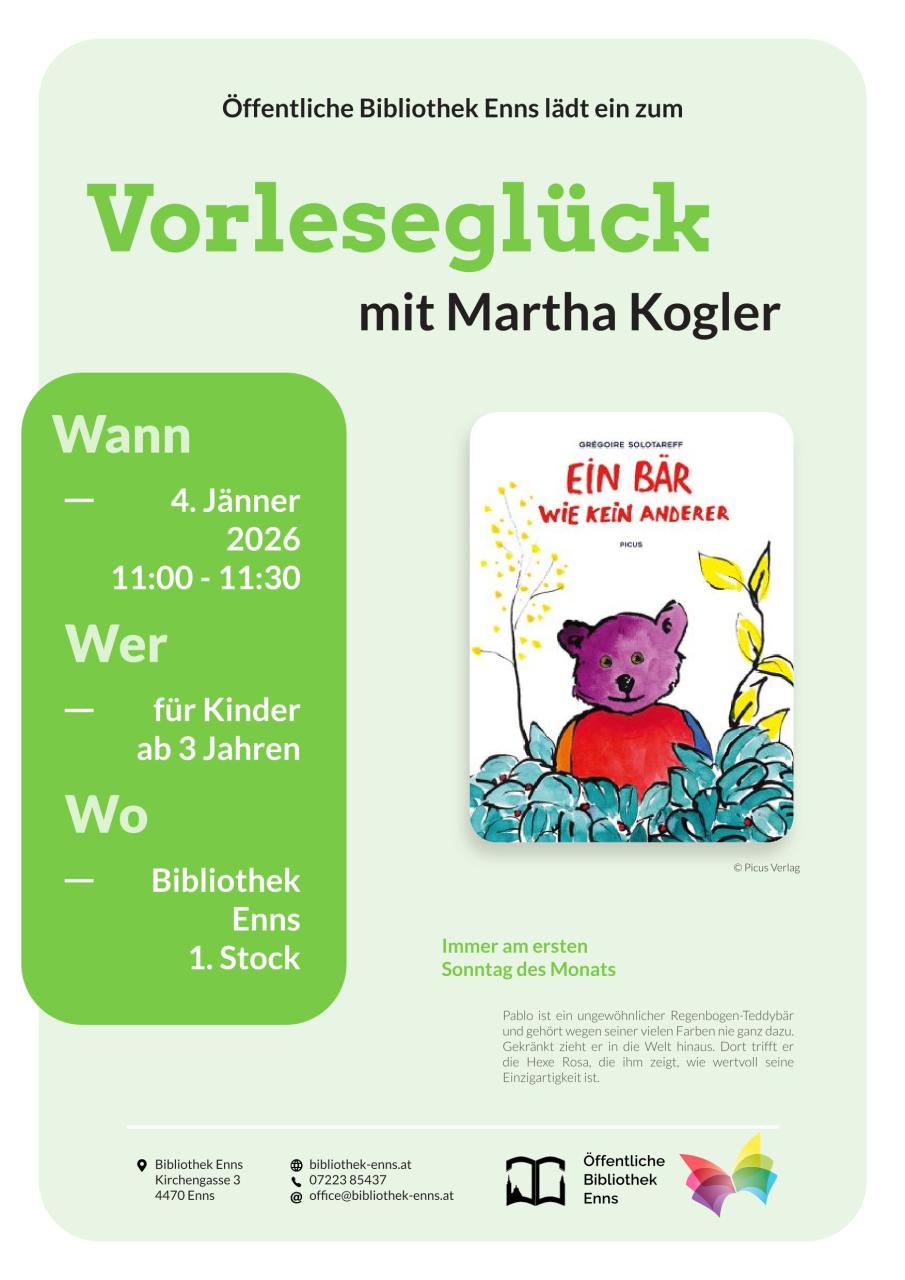 Vorleseglück Jänner