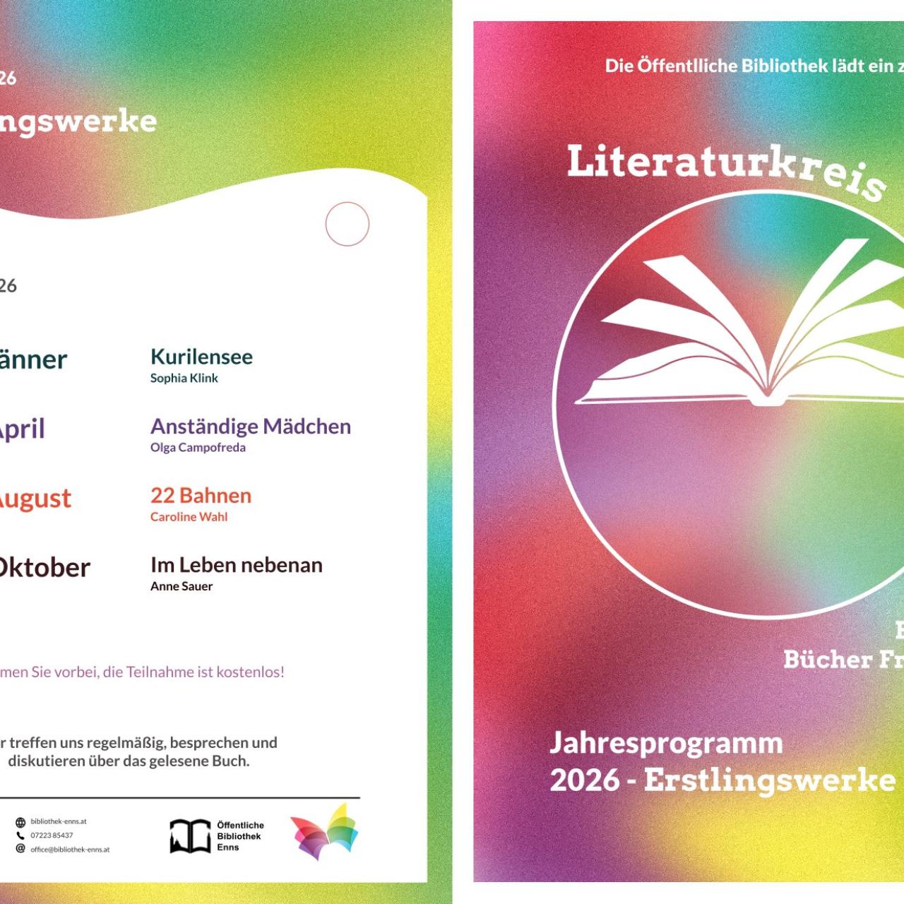 Literaturkreis Jahresprogramm 2026
