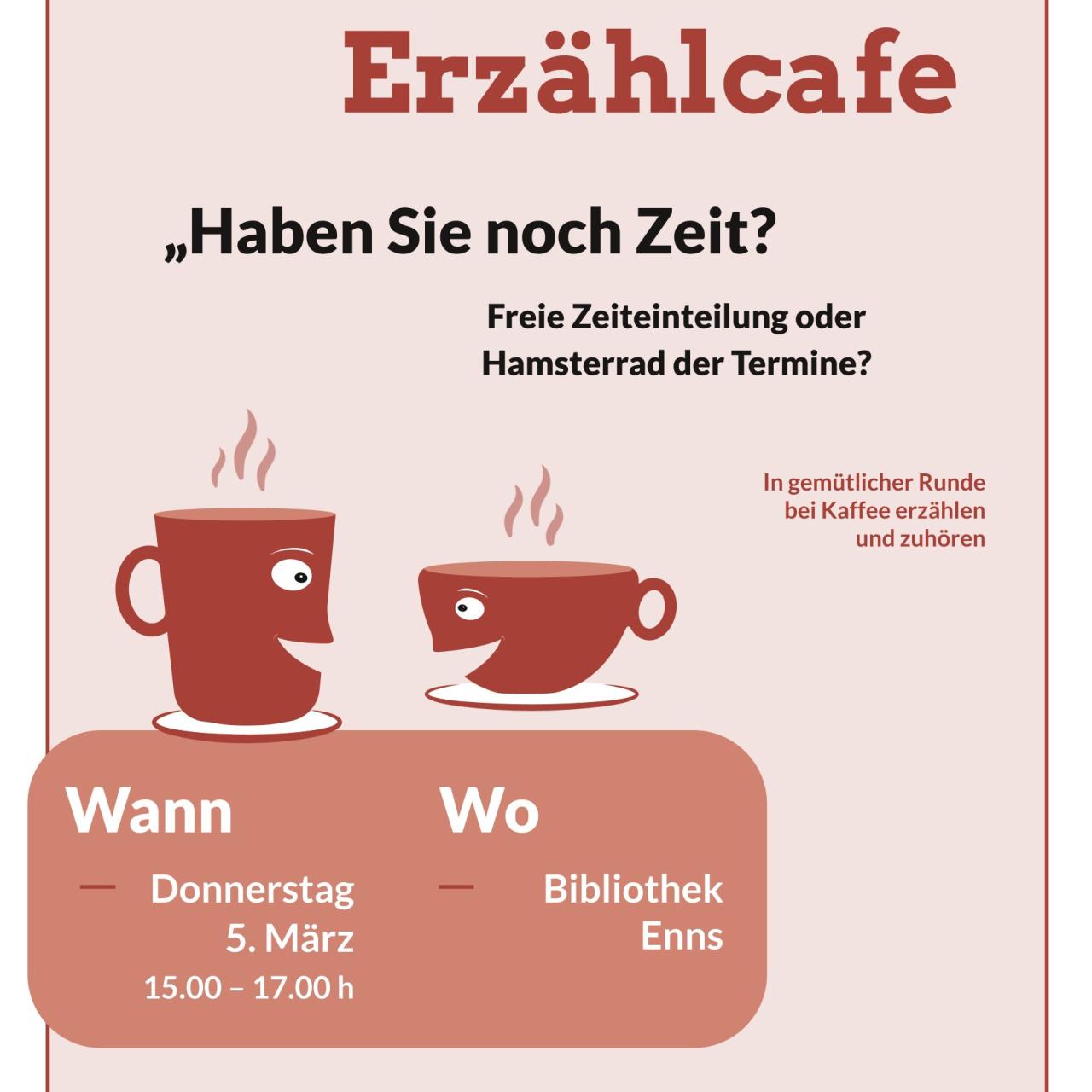 Erzählcafe Zeit März