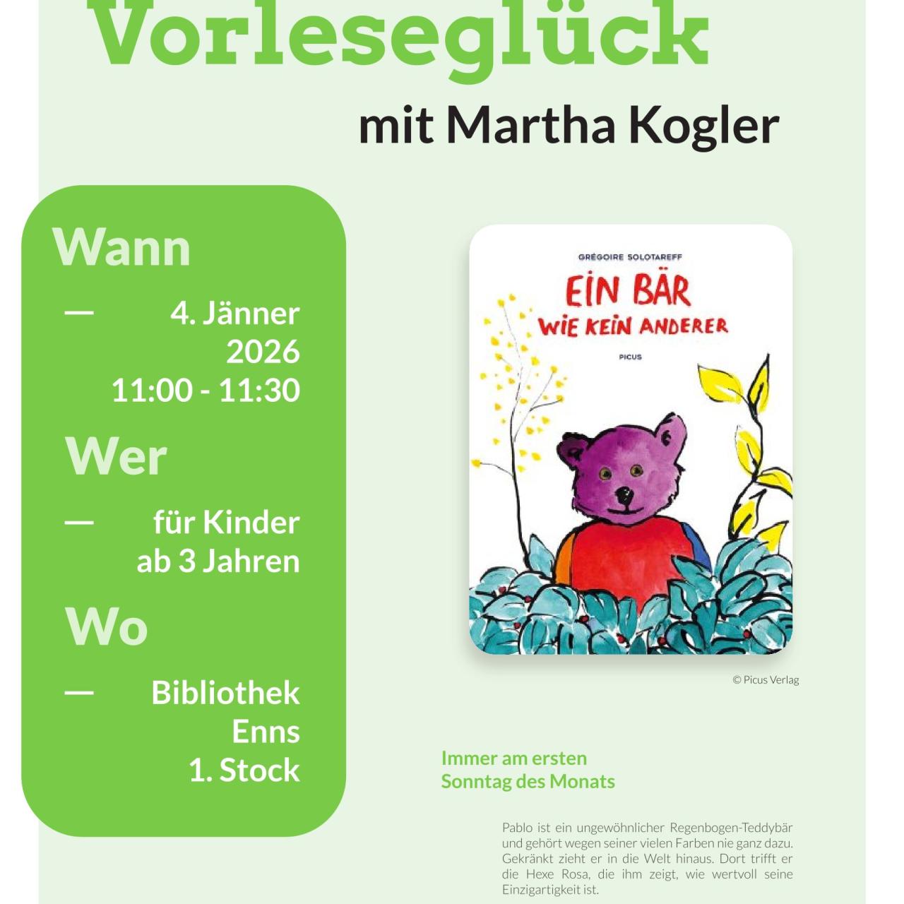 Vorleseglück Jänner