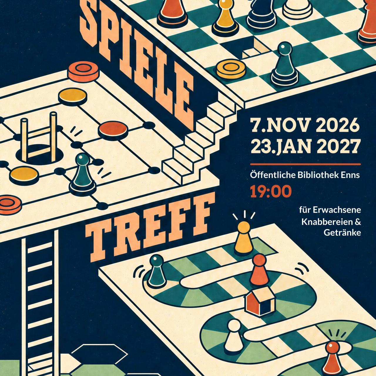 Plakat Spieleabend 